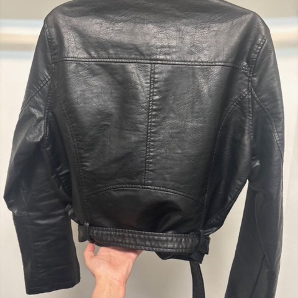Faux Leather Jacket - Picture 3 of 8